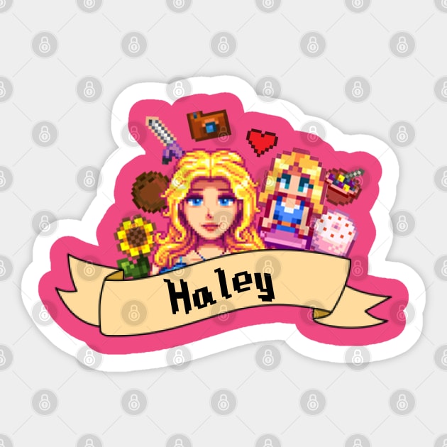 Haley Stardew Valley Sticker by LavenderLilypad